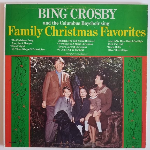 Bing Crosby Family Christmas Favorites Vinyl ⏺3/$40+Free Shipping!🚚 - Picture 1 of 8